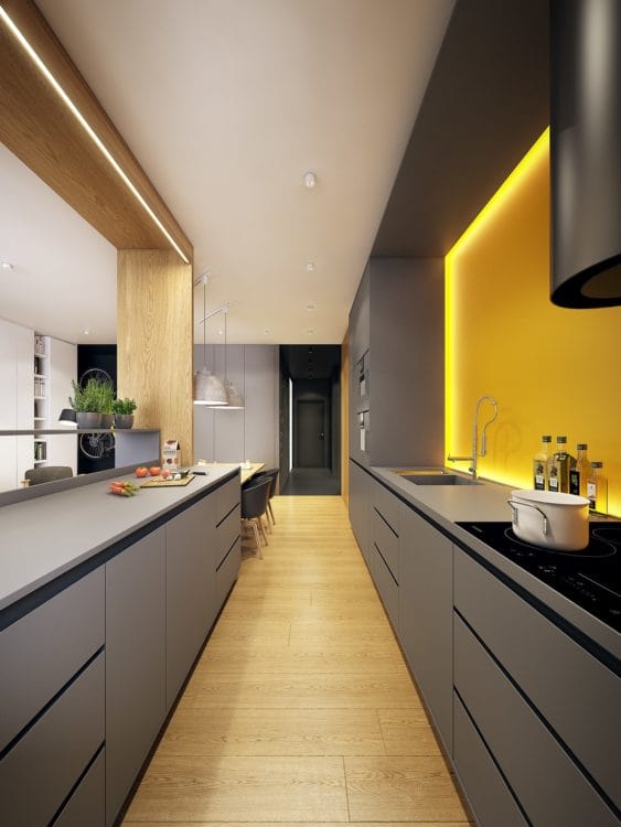 Desain dapur minimalis 3x3 