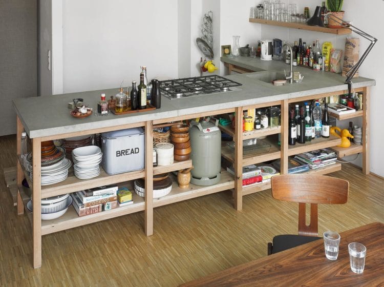 Desain Dapur Sederhana tanpa Kitchen Set