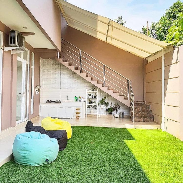 Ide desain dapur terbuka minimalis