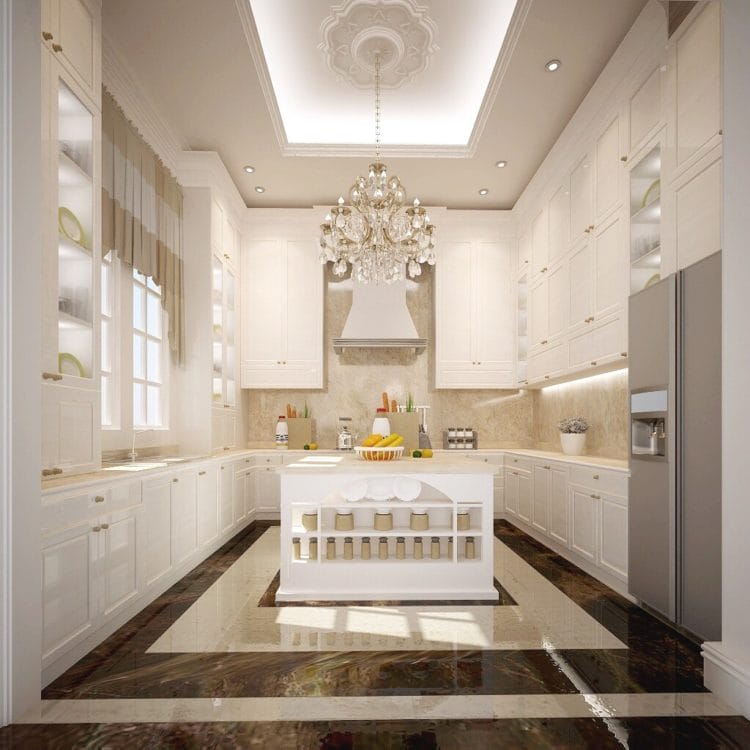 Inspirasi Keramik Dapur Minimalis