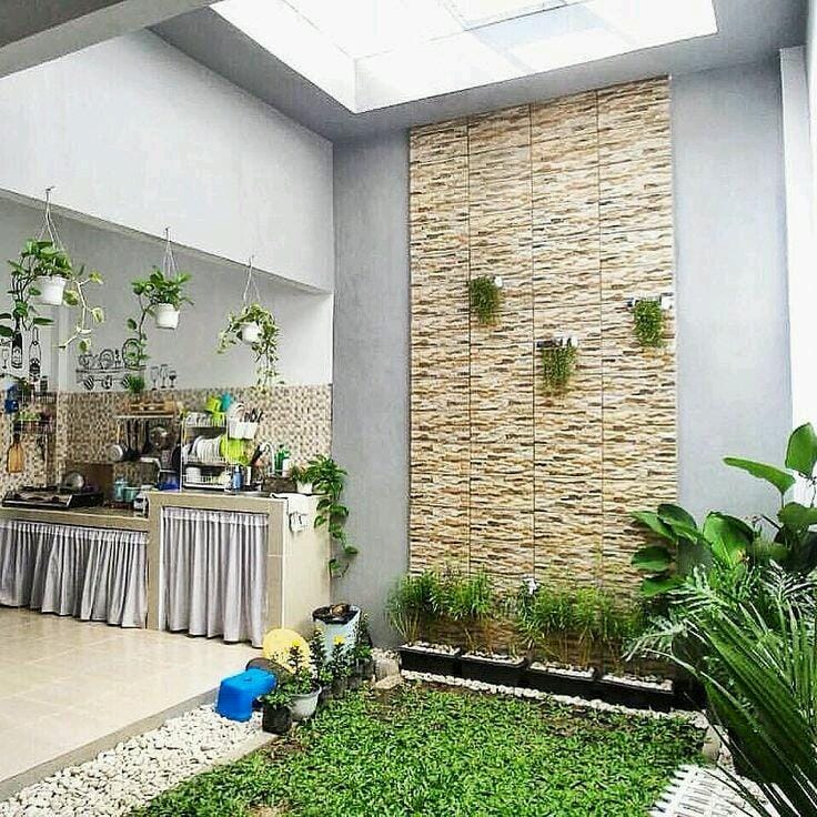 Desain Dapur Terbuka Dibelakang Rumah