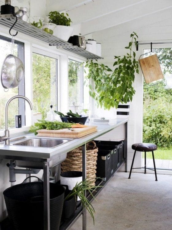 Desain Dapur Kecil Terbuka